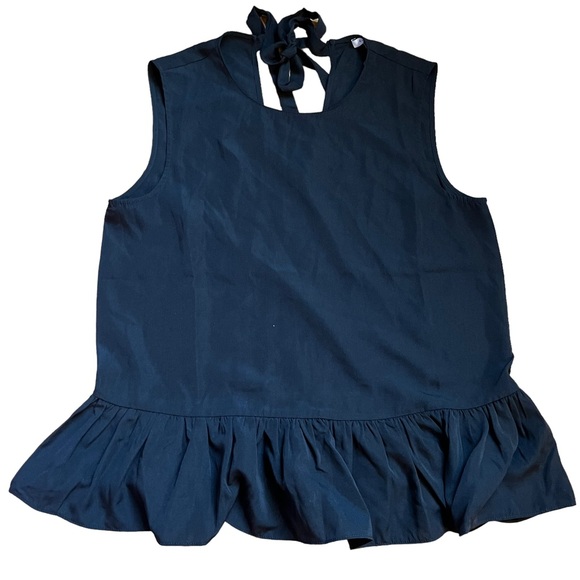 Cooper St. black peplum top size medium - Picture 2 of 5